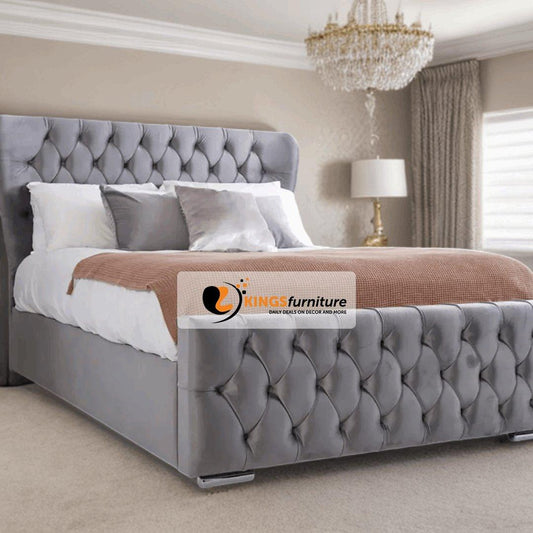 Aspect Wingback Bed - Kings Furniture