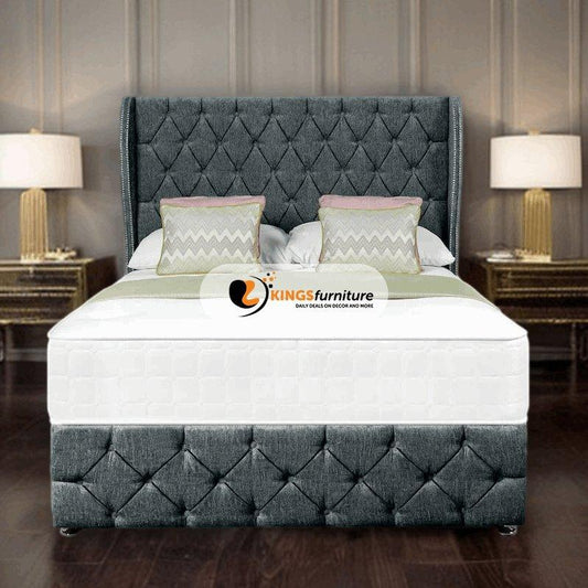 Chevron Divan Bed - Kings Furniture