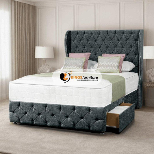 Chevron Divan Bed - Kings Furniture